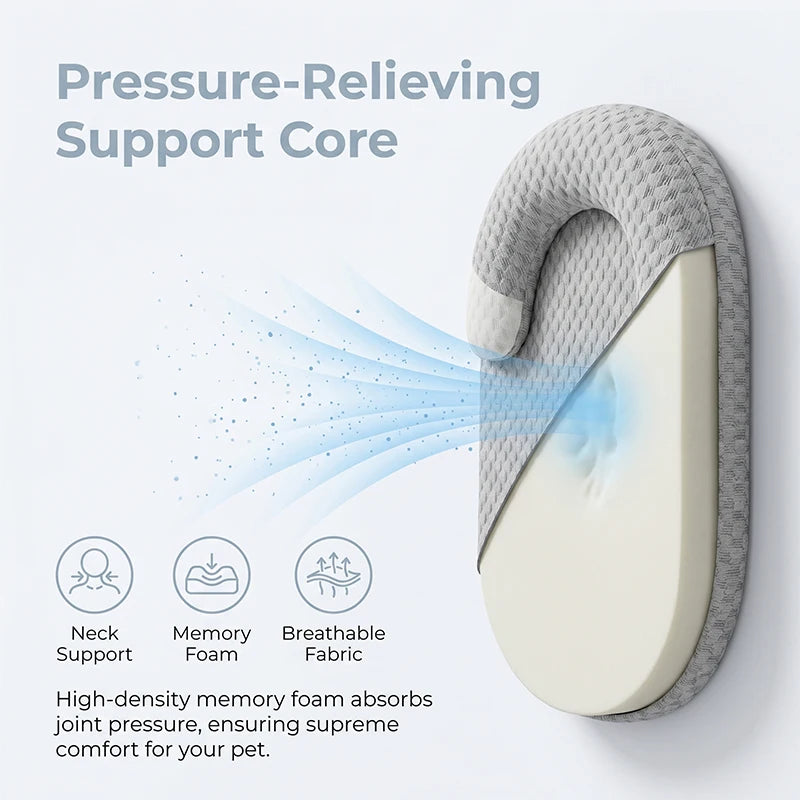 Cooling Ergonomic Pet Bed
