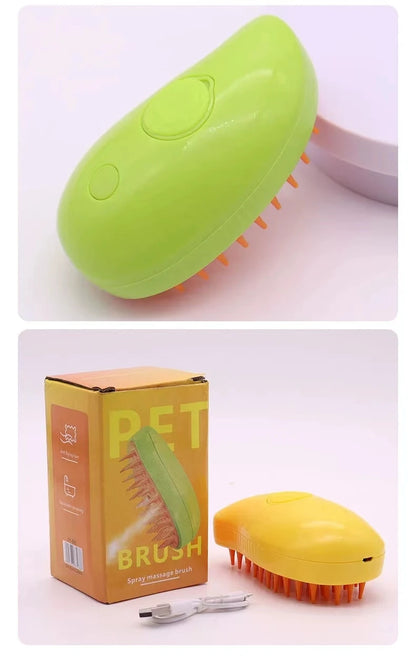 3-in-1 Pet Steam Hair Brush