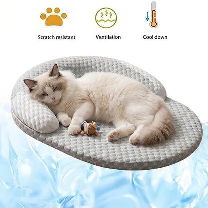 Cooling Ergonomic Pet Bed