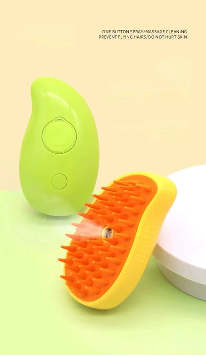 3-in-1 Pet Steam Hair Brush