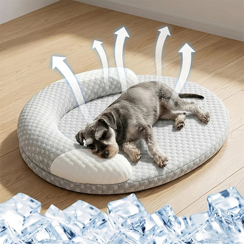 Cooling Ergonomic Pet Bed