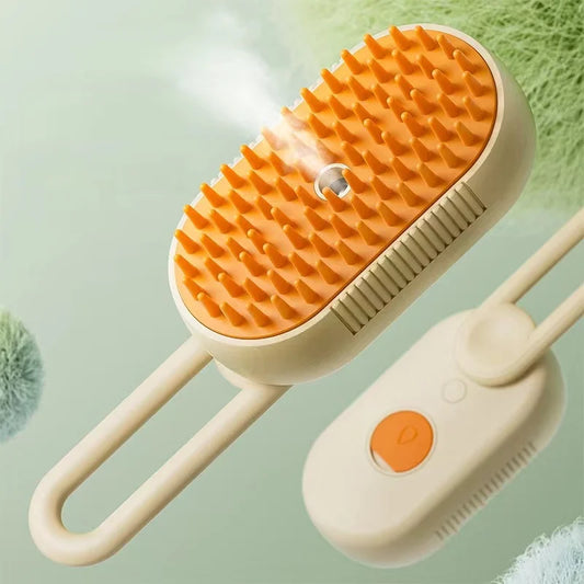 3-in-1 Pet Steam Hair Brush