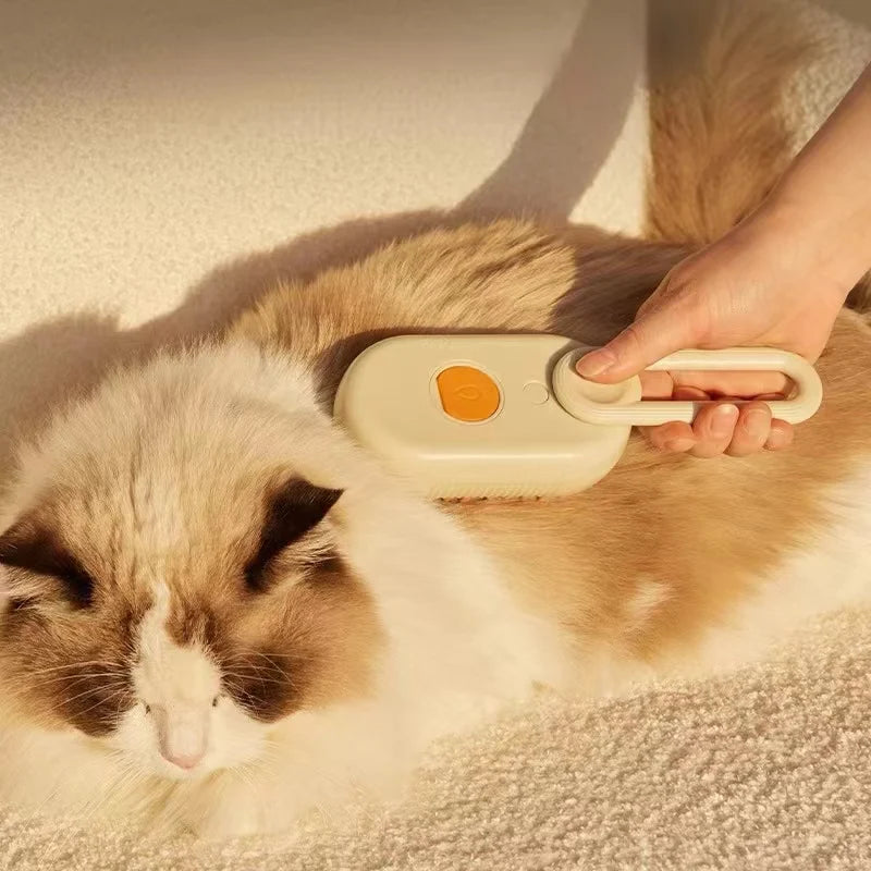 3-in-1 Pet Steam Hair Brush