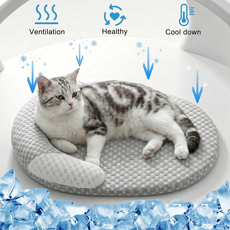 Cooling Ergonomic Pet Bed