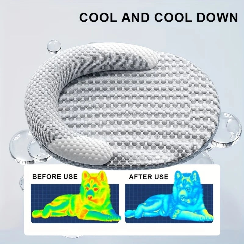 Cooling Ergonomic Pet Bed