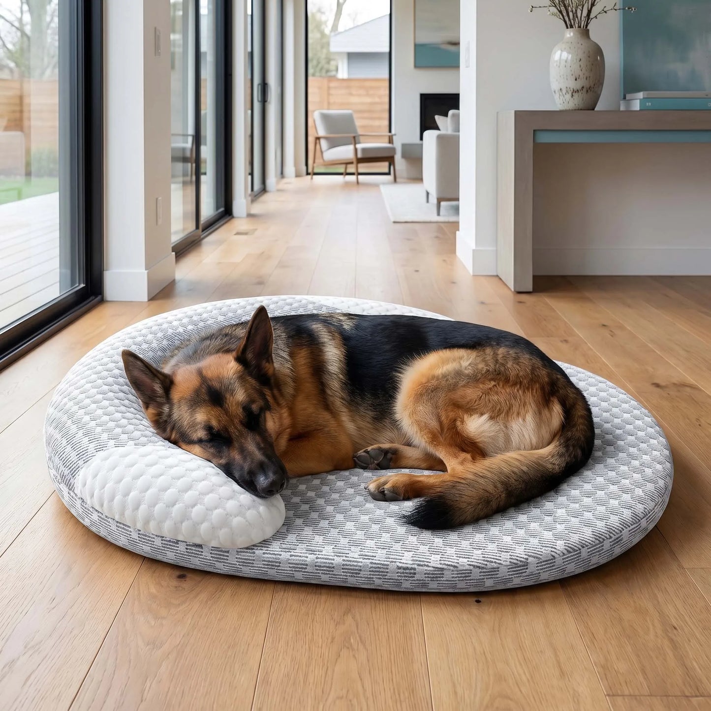 Cooling Ergonomic Pet Bed