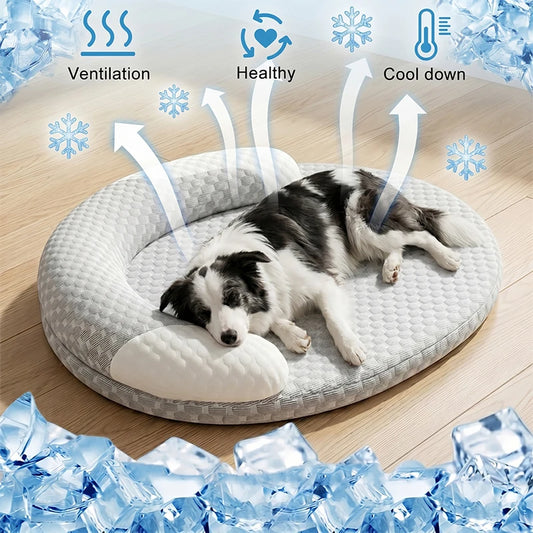 Cooling Ergonomic Pet Bed
